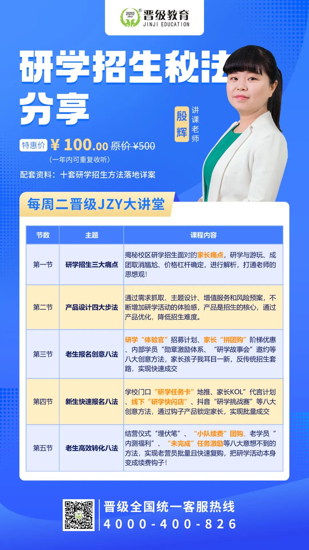 第595期JZY大讲堂为您带来：研学招生秘法分享