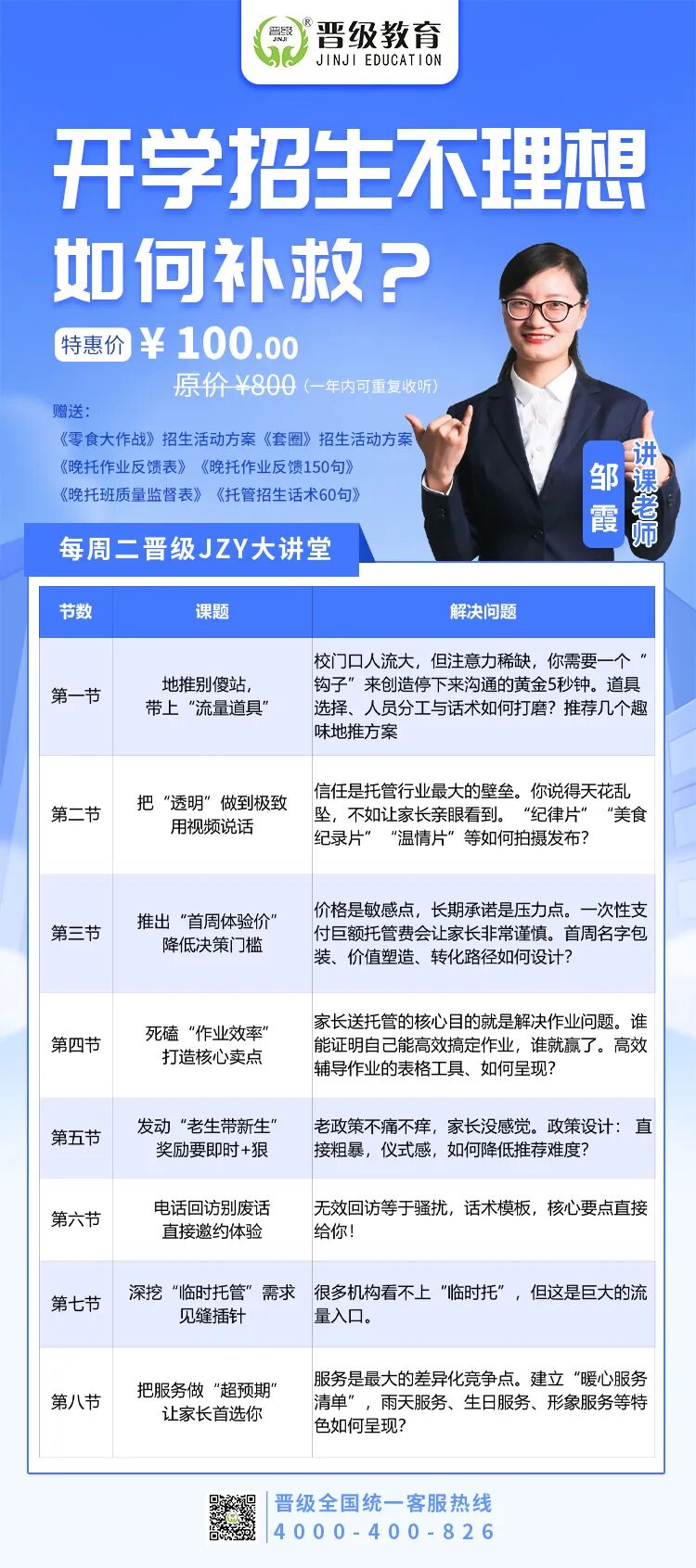 第618期JZY大讲堂为您带来:开学招生不理想?如何挽救! 第618期JZY大讲堂为您带来:开学招生不理想?如何挽救!