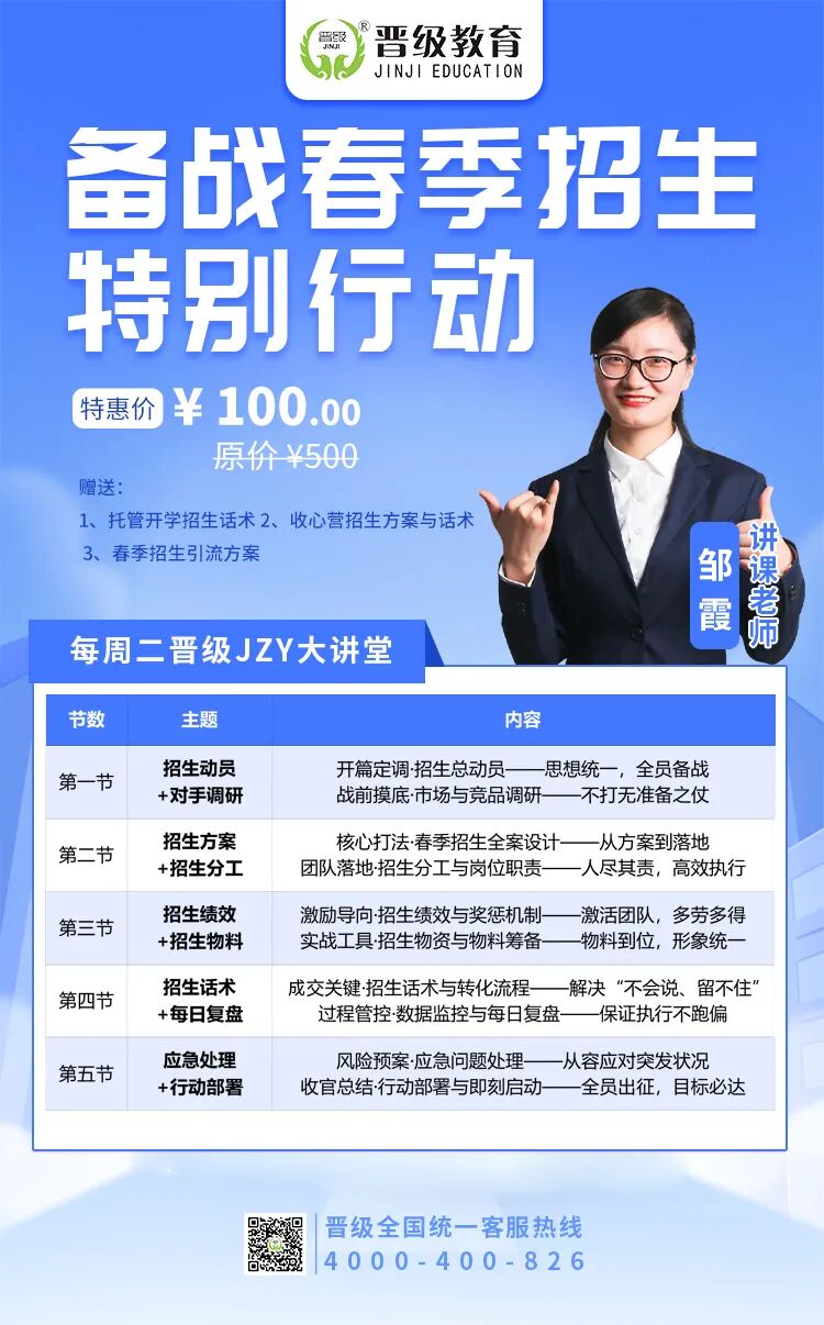 第641期JZY大讲堂为您带来：备战春季招生特别行动